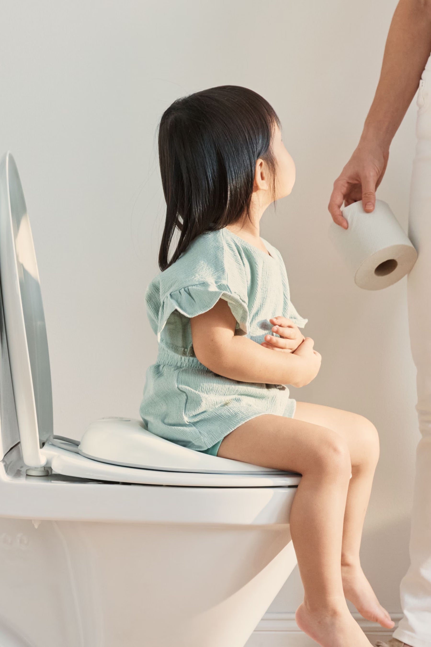 Image of Baby Bjorn Toilet Training Seat - White/Grey